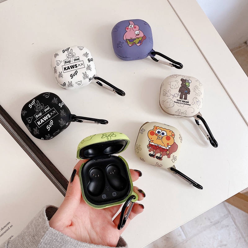 Vỏ bảo vệ hộp sạc tai nghe Samsung Galaxy Buds Live / Buds Pro / Buds2 mềm họa tiết hoạt hình cá tính