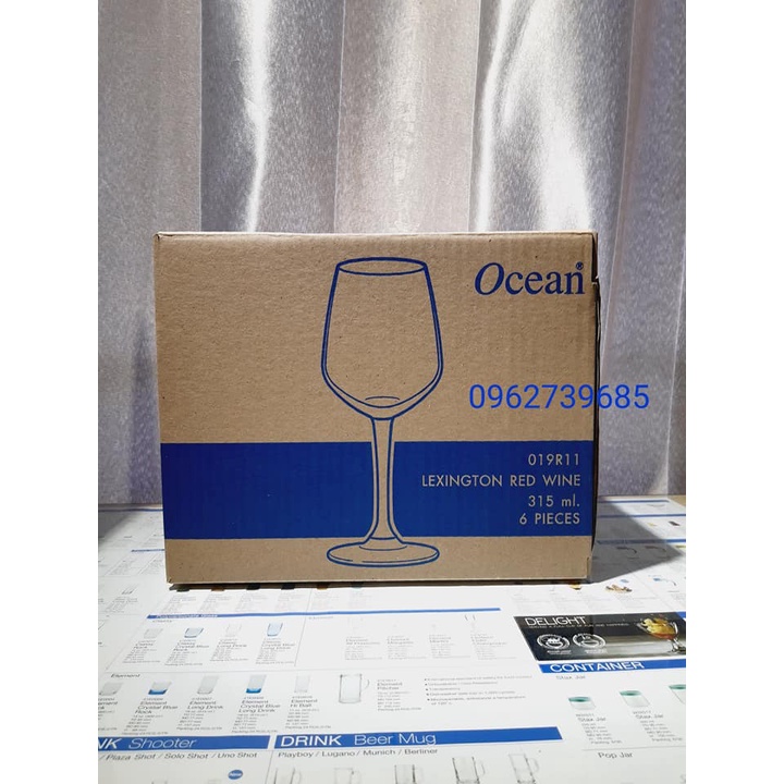 Bộ 6 Ly Rượu Vang Ocean 19R11 (315ml)