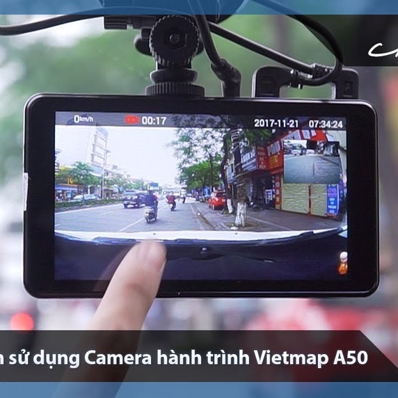 Camera hành trình ô tô VIETMAP A50, cảnh báo giới hạn tốc độ, tặng kèm thẻ nhớ 32gb