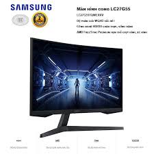 [GIÁ SỐC] Màn hình máy tính Samsung LC27G55TQWEXXV 27 inch WQHD 144Hz cong màn 2K gaming sắc nét tinh tế từng góc cạnh | WebRaoVat - webraovat.net.vn