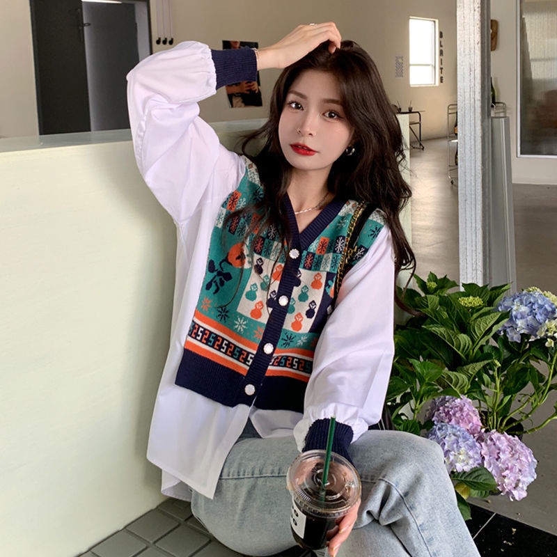 Áo Sơ Mi Dài Tay Thiết Kế Mới 2022 Thời Trang Theo Phong Cách Hồng Kông Cho Nữ