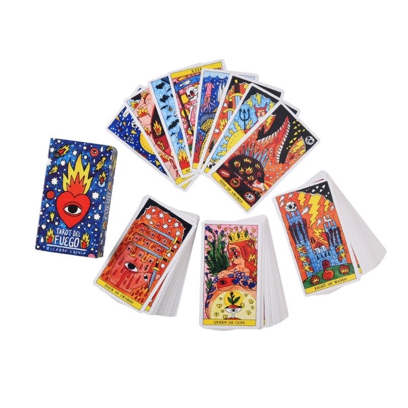 Bộ bài 78 lá Tarot del Fuego, Tác giả Ricardo Cavolo