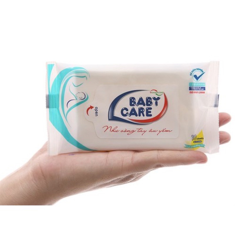 Khăn giấy ướt baby care / huggies / bobby / Select / kin kin 100 tờ giá rẻ an toàn cho da bé
