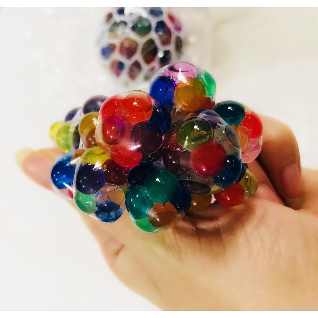 (jishishop) Trứng Lưới Slime hình Quả Bóng Lưới - đồ chơi gia rẻ Qđậu nành Vmã UG