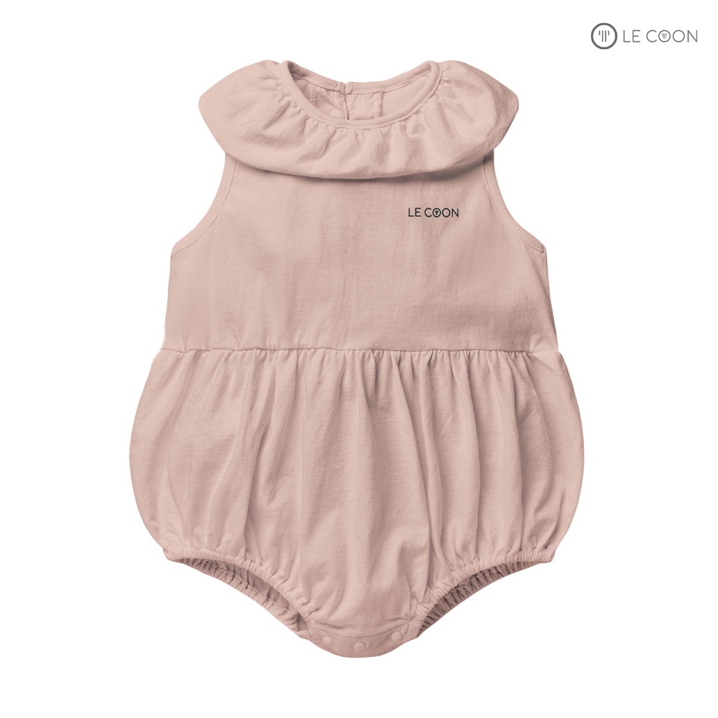 Le coon- Romper cổ bèo không tay cho bé gái Lecoon LC0876