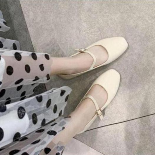 [XẢ KHO] GIÀY BÚP BÊ MŨI VUÔNG DA ĐẸP TIỂU THƯ A7 | BigBuy360 - bigbuy360.vn