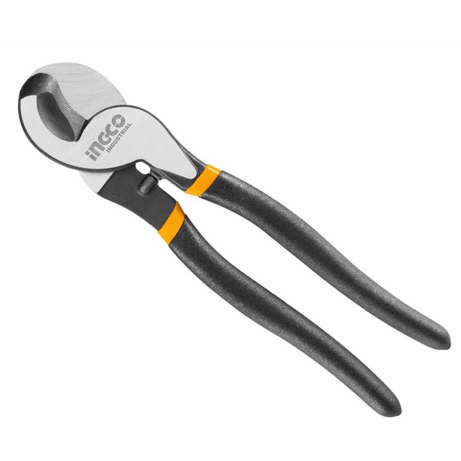 Kềm cắt cáp điện đầu lớn 10 inch/250mm Ingco HHCCB0210 Chất liệu thép carbon 55 đen bóng