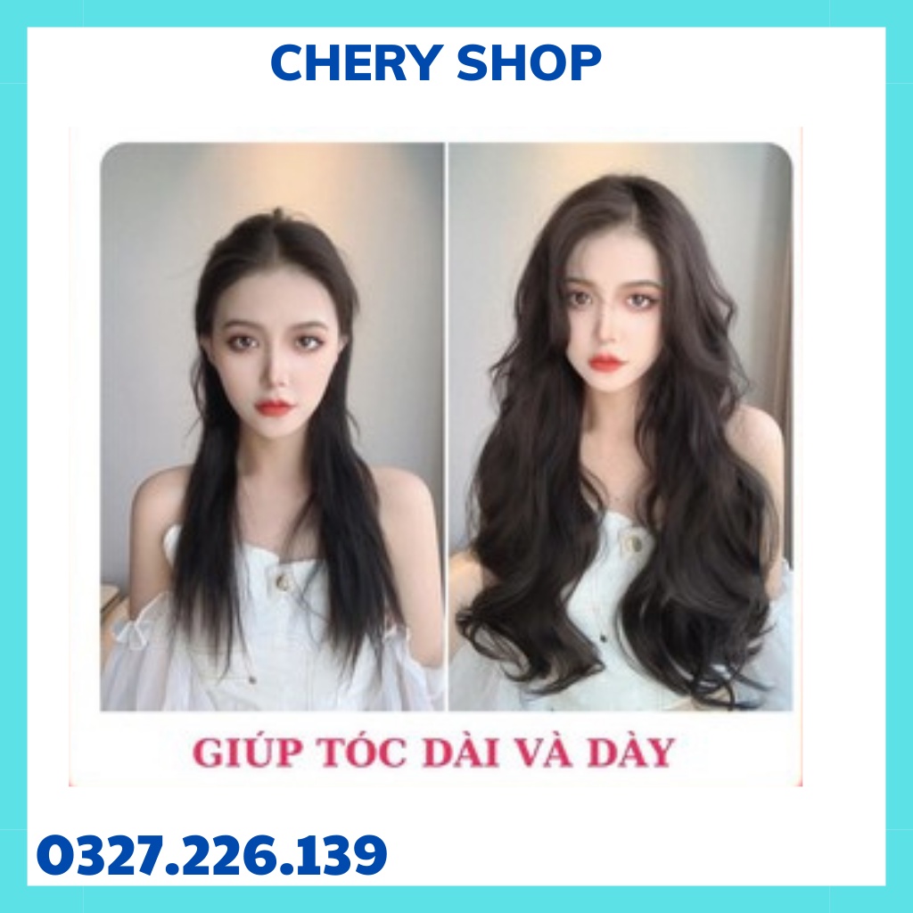 Tóc giả kẹp xoăn dài phong cách Hàn quốc - HQ2S 60CM