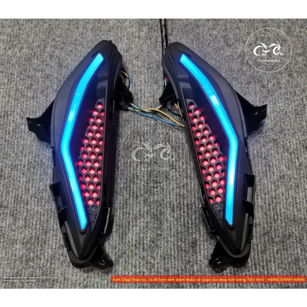 Bộ đèn demi winner v1 Audi lưới tổ ong - hàng cao cấp đúc khuôn bấm jack đẹp - lắp như zin