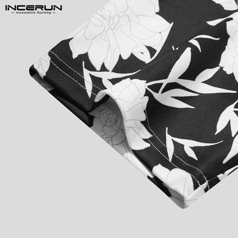 Áo thun polo INCERUN tay ngắn thời trang sành điệu cho nam