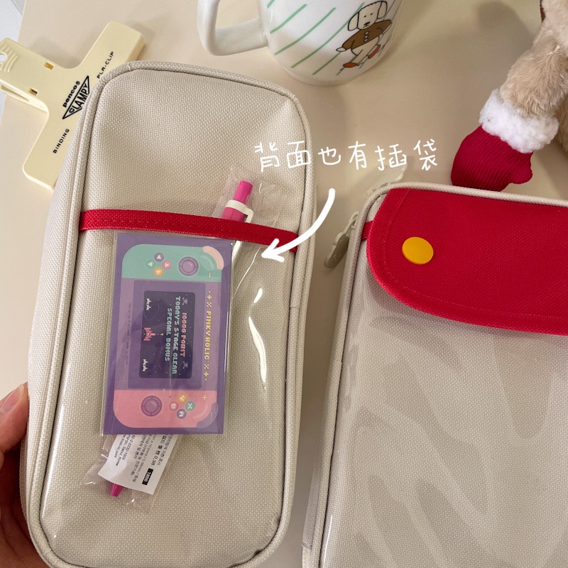 Túi Đựng Bút Canvas Sức Chứa Lớn Đa Năng