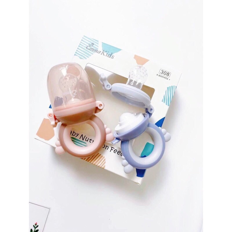 Túi nhai ăn dặm Emma Kids 3 núm cao cấp cho bé