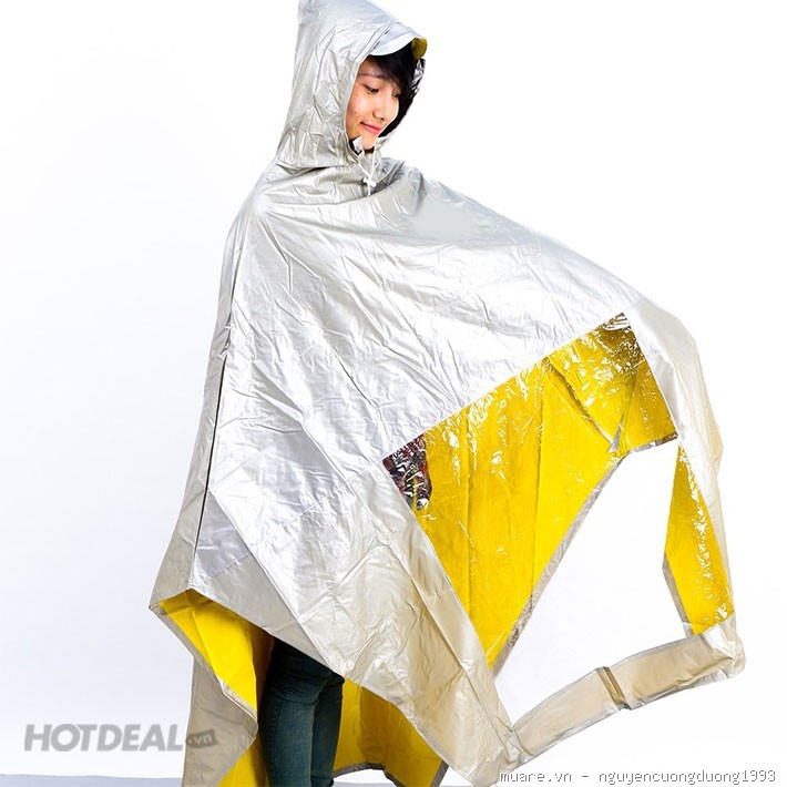Áo mưa cánh dơi vải da 1 đầu, 2 đầu, áo mưa bộ cao cấp chống rách cực bền