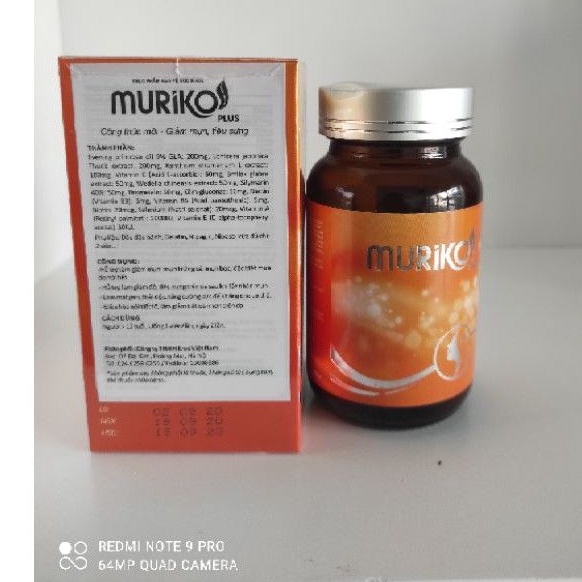 Viên Uống Ngừa Mụn MURIKO Nhật Bản