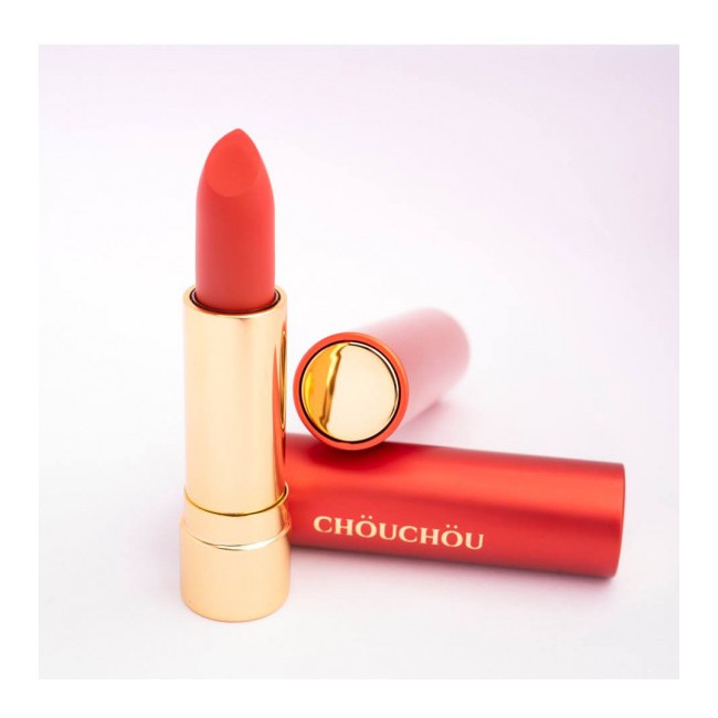 Son thỏi lì Chou Chou 01 Lady Red  Signature Premier Matt Rouge Red Limited Edition