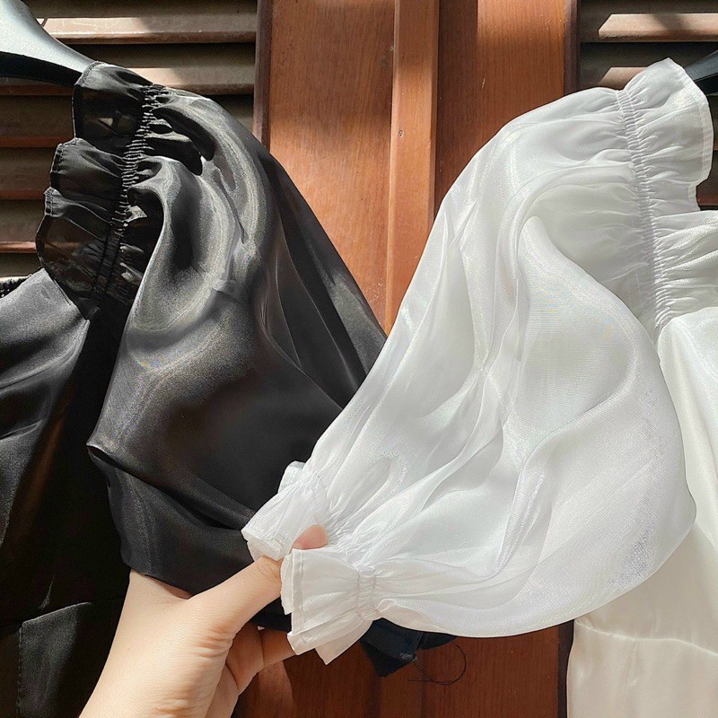 ĐẦM XINH BISTYY DRESS style trắng tinh khôi ngọt ngào 2 lớp vải dày dặn chất vải organa thiết kế cút out phần eo | BigBuy360 - bigbuy360.vn