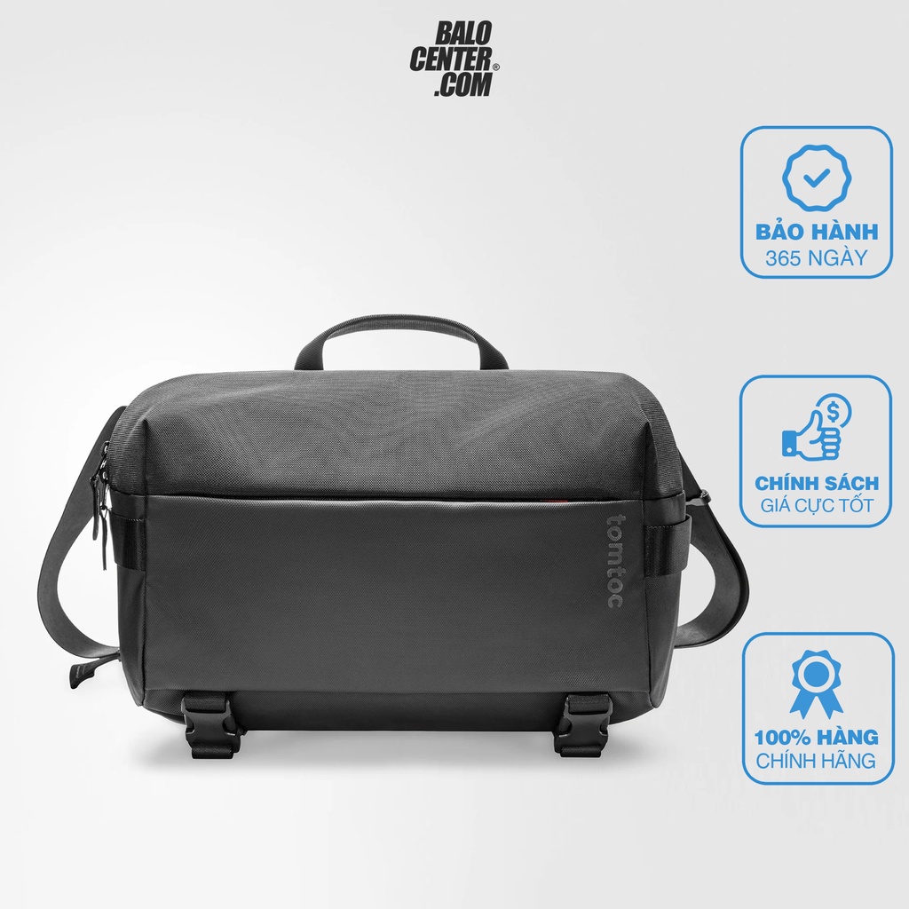 Túi Đeo Chéo Nam Nữ Tomtoc Urban Codura 3 Ngăn Chứa Lớn, Đựng Phụ Kiện Tiện Lợi, Chất Liệu Chống Thấm Nước