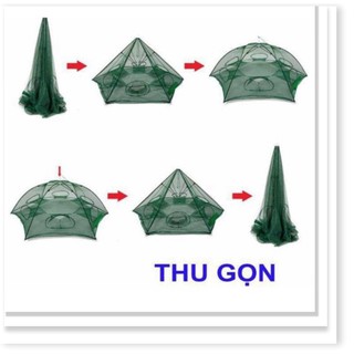 Lưới Đánh Bắt Cá Bát quái 8 Cửa