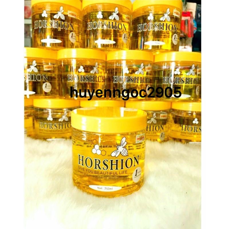 Combo sáp wax tẩy lông Horshion và giấy wax lông chuyên dụng 750ml ( wax lạnh)