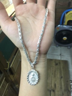 Dây chuyền bạc mặt phật