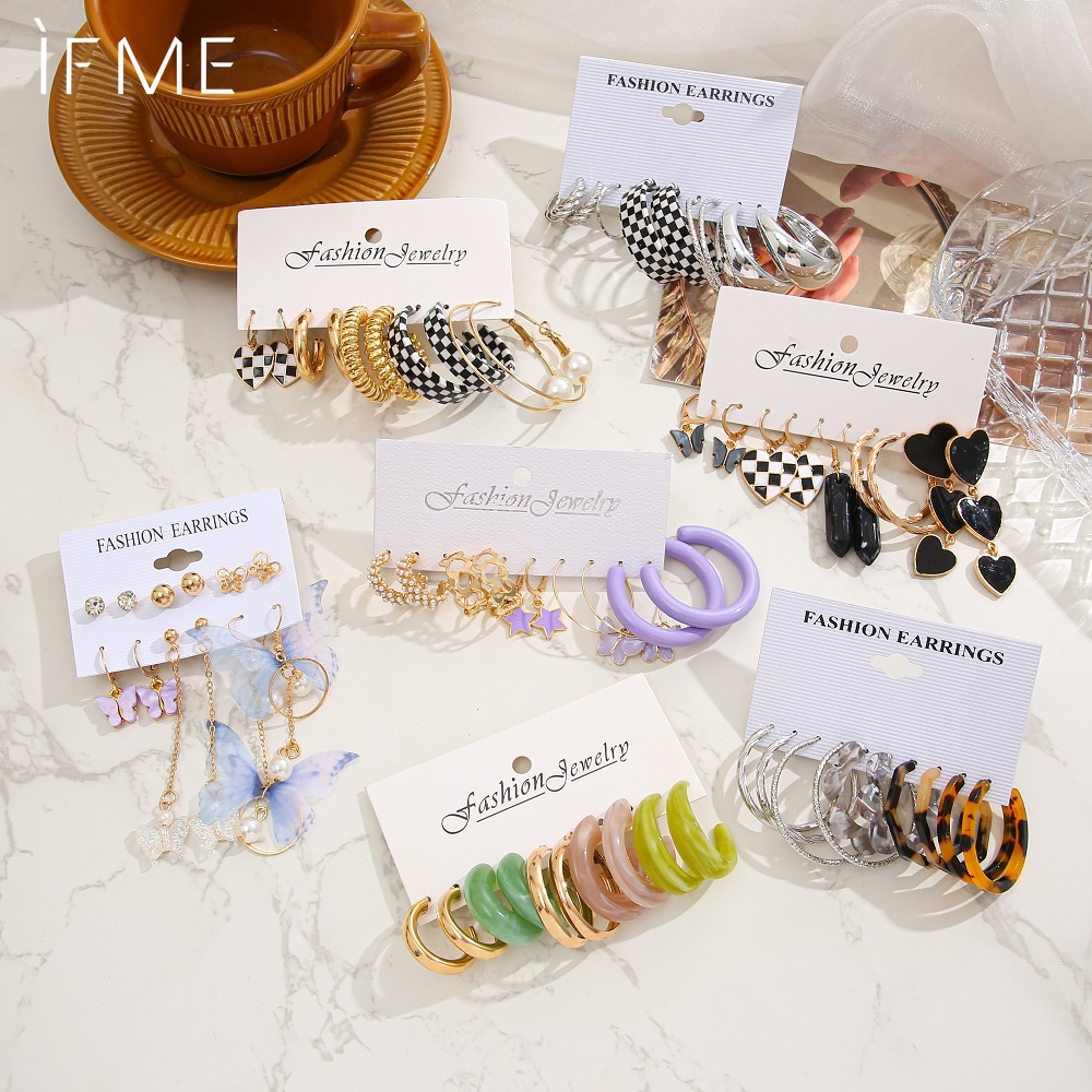 Khuyên tai IF ME thiết kế bắt mắt thời trang sành điệu