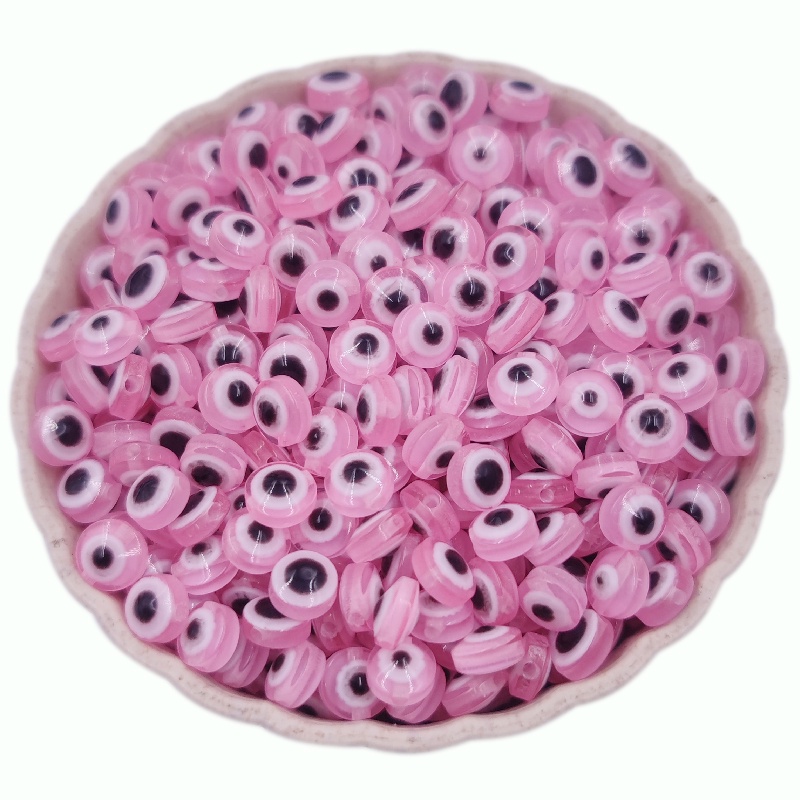 Set 20/40/50 Viên Đá Mắt Mèo Màu Sắc Dùng Để Làm Đồ Trang Sức Thủ Công