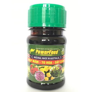 PowerFeed 100ml Phân Cá bón lá Mập mầm-To hoa- Dày cánh