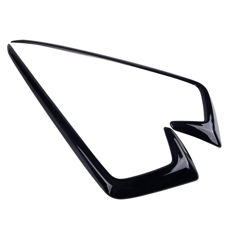 Bộ 2 Khung Viền Đèn Sương Mù Phía Trước Màu Đen Bóng Cho Honda Civic 2019-2020