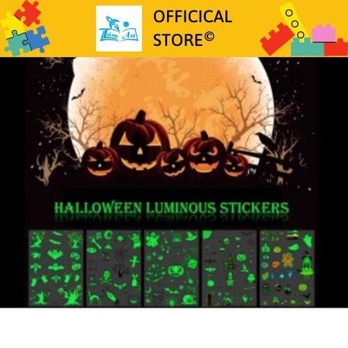 Sticker Dạ Quang Phát Sáng Dán Tường Trang Trí Lễ HALLOWEEN