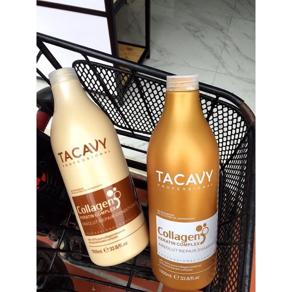 DẦU CẶP GỒM GỘI XẢ TACAVY 1000ML - HÀNG CHÍNH HÃNG