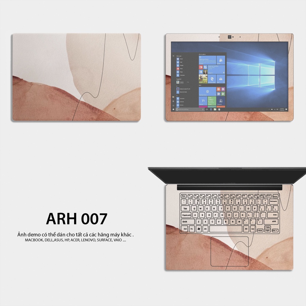 Skin Dán Laptop Mẫu ART - Miếng dán dành cho tất cả các dòng laptop