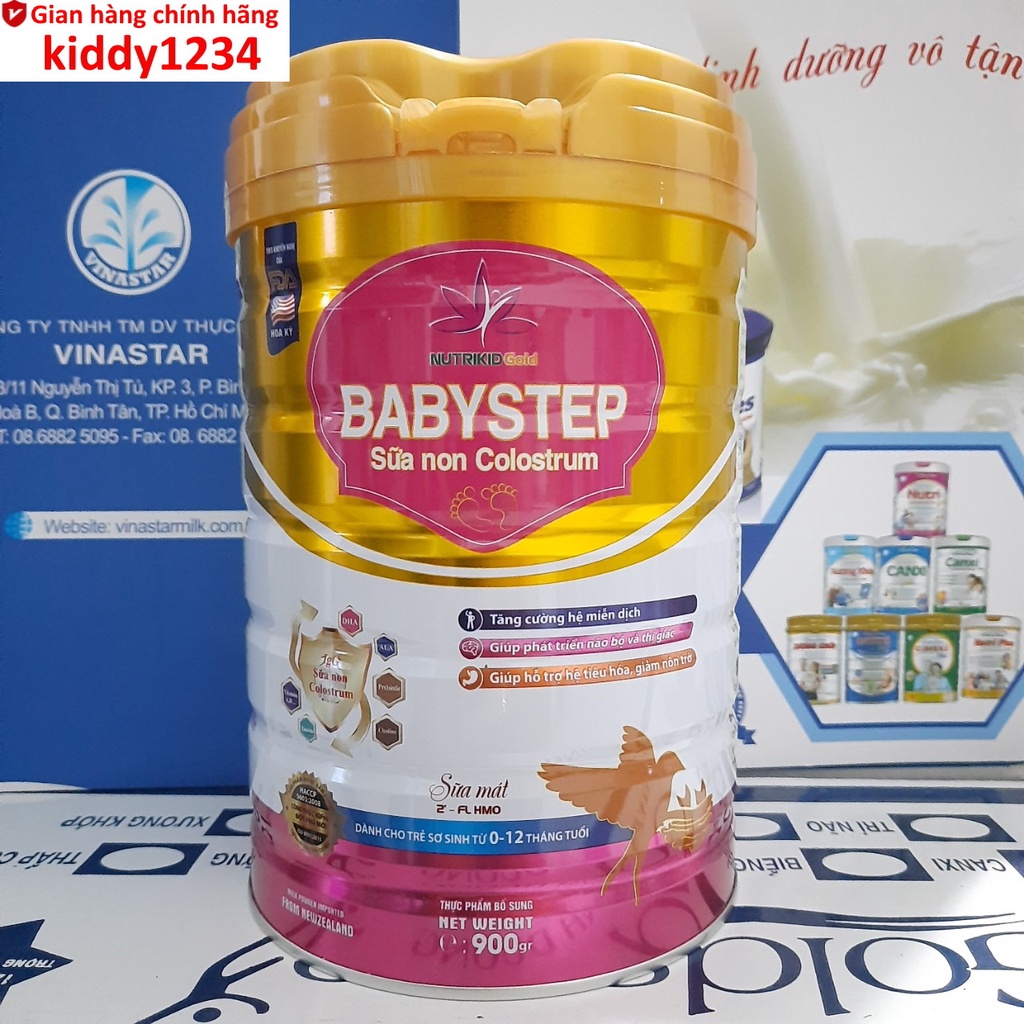 Sữa bột Nutrikidgold Babystep 900g
