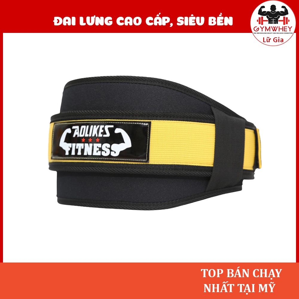 [GIÁ TỐT NHẤT] Phụ kiện tập gym Aolikes Đai Lưng logo Aolikes fitness (7983) - TPBS