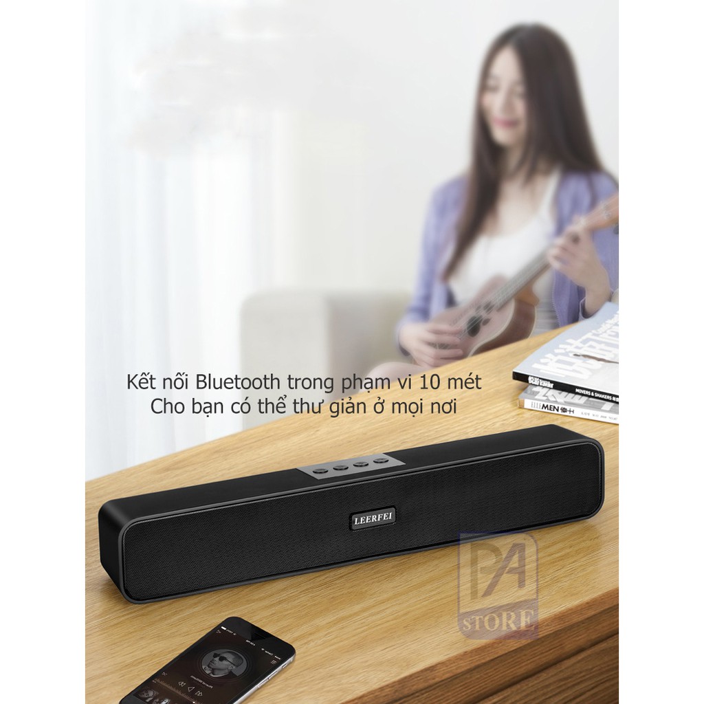 [Free Ship] Loa Thanh Đôi Soundbar 2.2 Bluetooth E91 10W, Pin dung lượng lớn, âm thanh sống động, Hổ trợ thẻ nhớ,USB