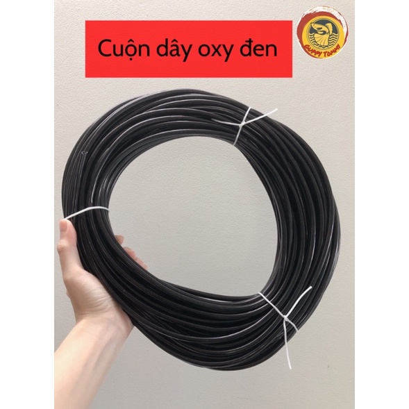Dây Sủi Oxy Đen Dẻo Chống Gập (Nguyên cuộn)