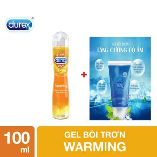 Combo Gel durex warming 100ml & Durex play classic 50ml