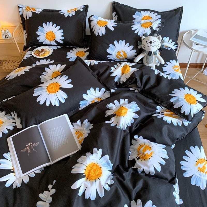 Bộ cottong poly hoa