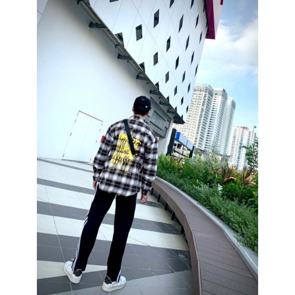 áo kẻ ca ro áo sơ mi nam phong cách hàn quốc cá tính unisex | BigBuy360 - bigbuy360.vn