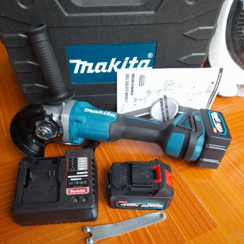 Máy mài góc pin 199v 10cell 6Ah Makita DGA404 không chổi than