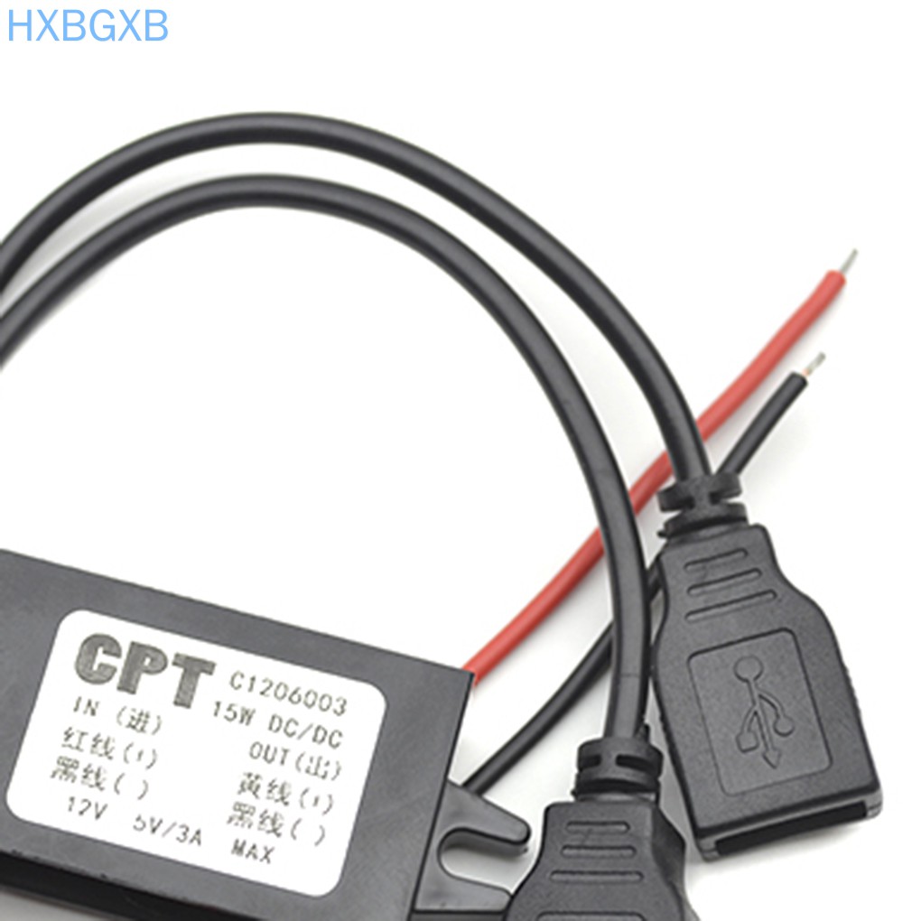Thiết bị giảm áp DC 12V sang 5V 3a Max 15w Usb Dc-Dc Cho Xe Hơi / Xe Máy | BigBuy360 - bigbuy360.vn