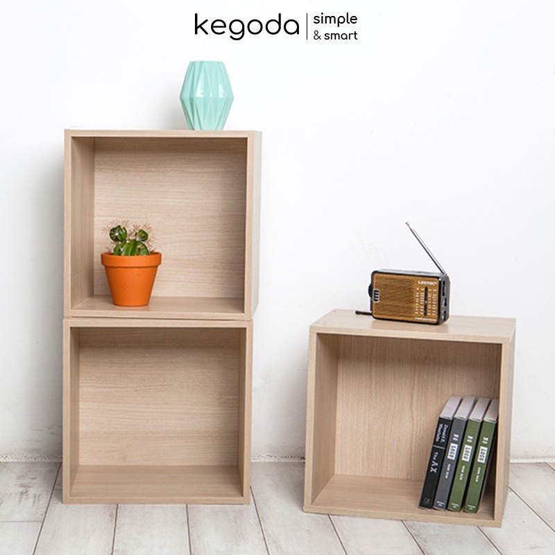 Kệ Hộp Hình Vuông Thương Hiệu KEGODA, Kích Thước Ngang 34 x Sâu 24 x Cao 34cm
