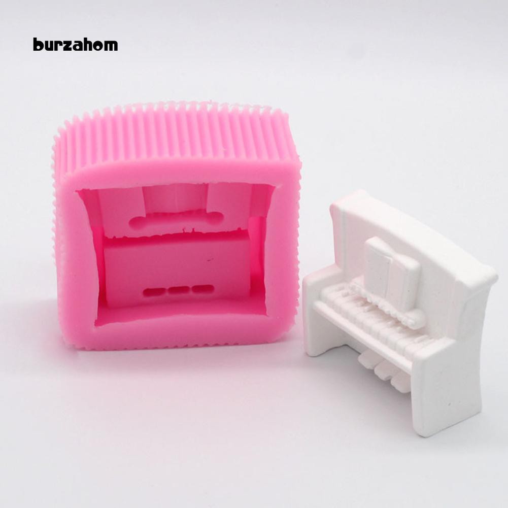 Khuôn silicon làm kẹo đường hình đán piano