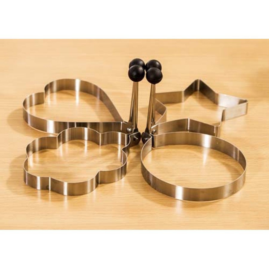 Bộ 4 Khuôn trứng inox đủ hình tròn, tim, sao, hoa 𝐆𝐈𝐀𝐃𝐔𝐍𝐆𝐓𝐎𝐍𝐆𝐊𝐇𝐎𝟏