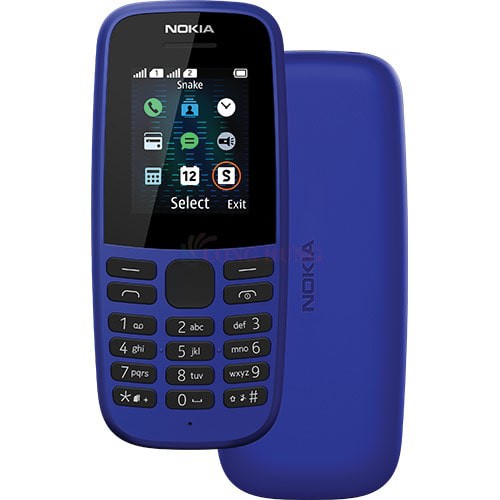 Điện thoại Nokia 105 Dual Sim 2019 - Hàng chính hãng - Màn hình 1.4 inch LCD Danh bạ 2000 số Radio FM 2 Sim 2 Sóng