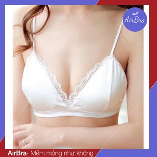 Áo Bra Phi Bóng Phối Ren - Áo Bra Nữ Chất Vải Satin Bóng Mịn Phối Ren Quyến Rũ