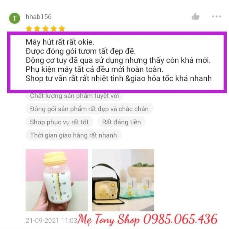 [Hút Cực Thích] Máy Hút Sữa Điện Đôi Medela Giúp Massage &amp;Hút Sữa Cực Tốt (Like New 90%,Bảo Hành 1 Năm)