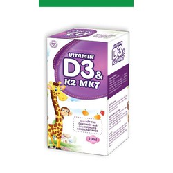[Chính hãng] Vitamin D3 &amp; K2 Mk7 nhỏ giọt (lọ 10ml)