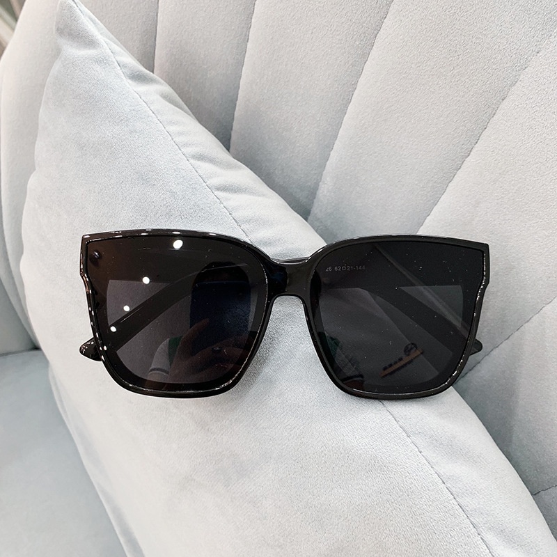 Phiên bản Hàn Quốc gọng lớn kính râm nữ bảo vệ tia cực tím kính râm nam kính vuông cổ điển UV400