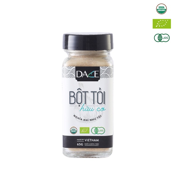 Bột tỏi hữu cơ Dace (65g) - Việt Nam