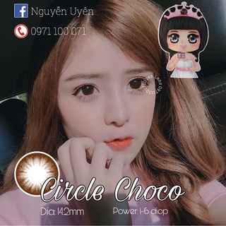 Lens choco giãn - áp tròng tự nhiên